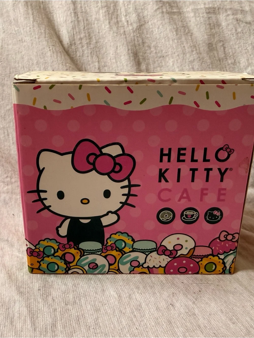 Hello Kitty Pink Donut Cafe Mug Gift